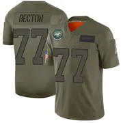 Camo Men's Mekhi Becton New York Jets Limited 2019 Salute to Service Jersey