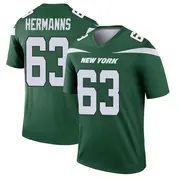 Green Men's Grant Hermanns New York Jets Legend Gotham Player Jersey