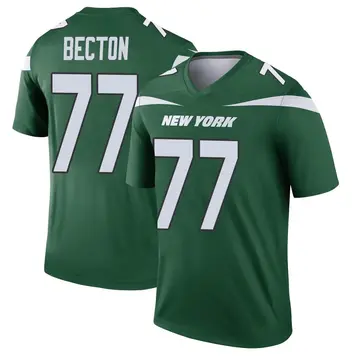 Green Men's Mekhi Becton New York Jets Legend Gotham Player Jersey
