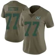 Green Women's Mekhi Becton New York Jets Limited 2017 Salute to Service Jersey