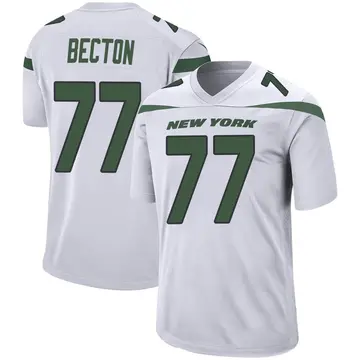 White Men's Mekhi Becton New York Jets Game Spotlight Jersey