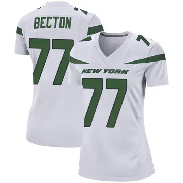 White Women's Mekhi Becton New York Jets Game Spotlight Jersey