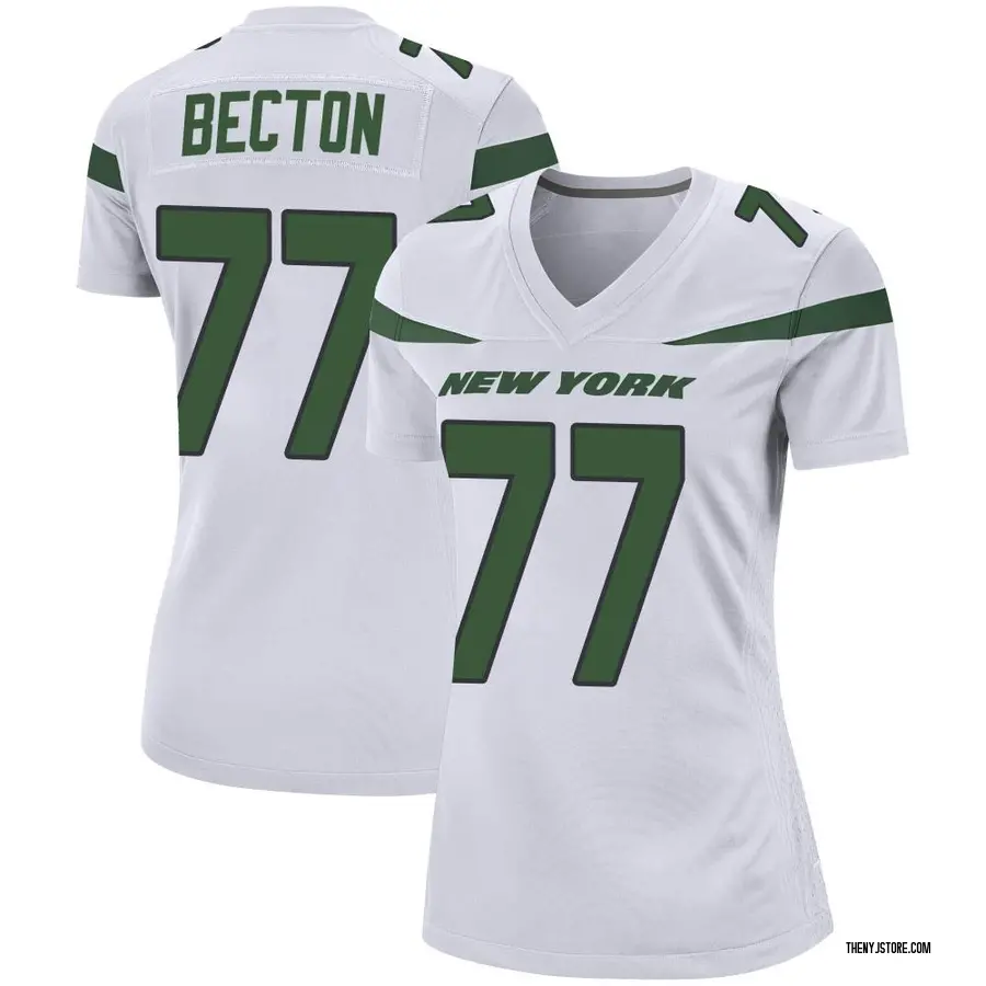 White Women's Mekhi Becton New York Jets Game Spotlight Jersey