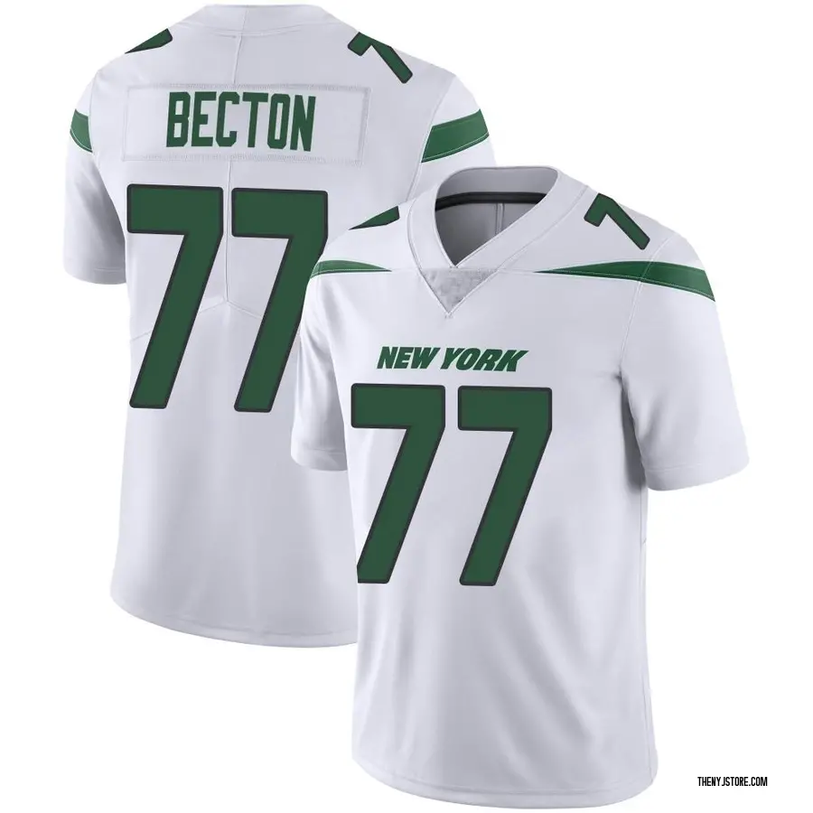 White Youth Mekhi Becton New York Jets Limited Spotlight Vapor Jersey